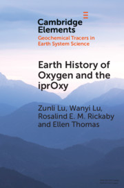 Couverture de l’ouvrage Earth History of Oxygen and the iprOxy