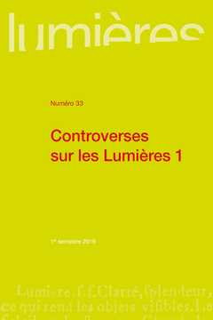 Couverture de l’ouvrage Controverses sur les Lumières (1)