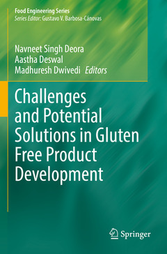 Couverture de l’ouvrage Challenges and Potential Solutions in Gluten Free Product Development