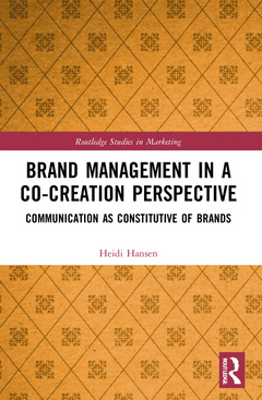 Couverture de l’ouvrage Brand Management in a Co-Creation Perspective