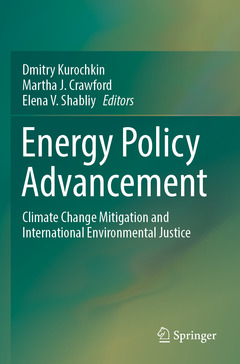Couverture de l’ouvrage Energy Policy Advancement