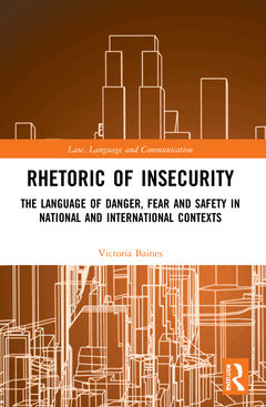 Couverture de l’ouvrage Rhetoric of InSecurity