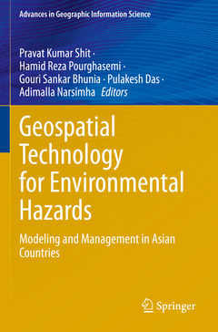 Couverture de l’ouvrage Geospatial Technology for Environmental Hazards