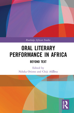 Couverture de l’ouvrage Oral Literary Performance in Africa
