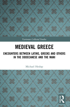 Couverture de l’ouvrage Medieval Greece