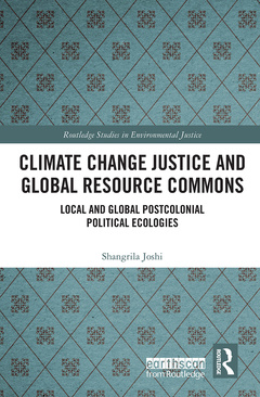 Couverture de l’ouvrage Climate Change Justice and Global Resource Commons
