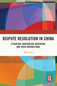 Couverture de l’ouvrage Dispute Resolution in China