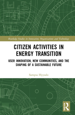 Couverture de l’ouvrage Citizen Activities in Energy Transition