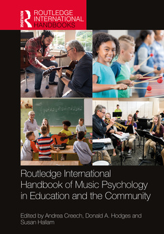 Couverture de l’ouvrage Routledge International Handbook of Music Psychology in Education and the Community