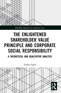 Couverture de l’ouvrage The Enlightened Shareholder Value Principle and Corporate Social Responsibility