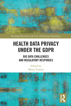 Couverture de l’ouvrage Health Data Privacy under the GDPR