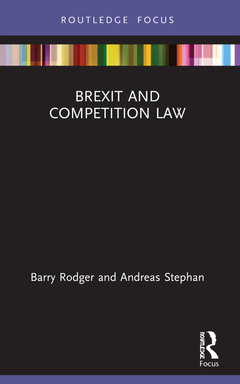 Couverture de l’ouvrage Brexit and Competition Law