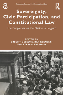 Couverture de l’ouvrage Sovereignty, Civic Participation, and Constitutional Law
