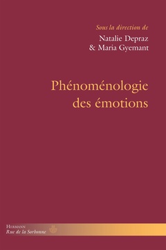Couverture de l’ouvrage Phénoménologie des émotions