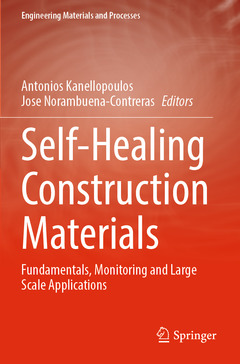 Couverture de l’ouvrage Self-Healing Construction Materials