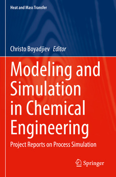 Couverture de l’ouvrage Modeling and Simulation in Chemical Engineering
