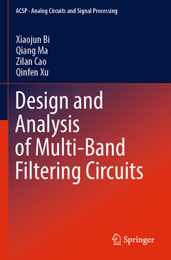 Couverture de l’ouvrage Design and Analysis of Multi-Band Filtering Circuits