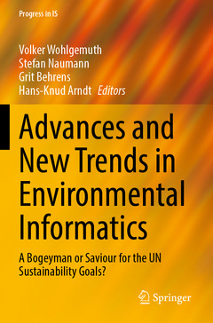 Couverture de l’ouvrage Advances and New Trends in Environmental Informatics