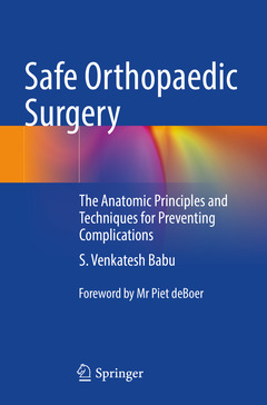 Couverture de l’ouvrage Safe Orthopaedic Surgery