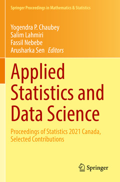 Couverture de l’ouvrage Applied Statistics and Data Science