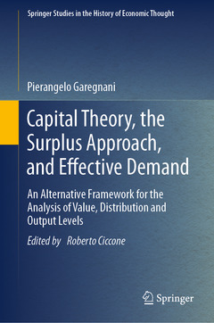 Cover of the book Capital Theory, the Surplus Approach, and Effective Demand