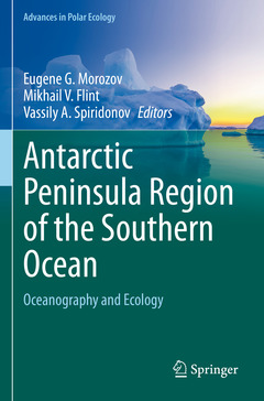 Couverture de l’ouvrage Antarctic Peninsula Region of the Southern Ocean