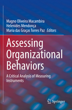 Couverture de l’ouvrage Assessing Organizational Behaviors