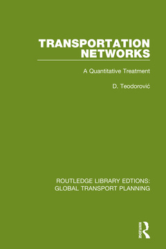 Couverture de l’ouvrage Transportation Networks