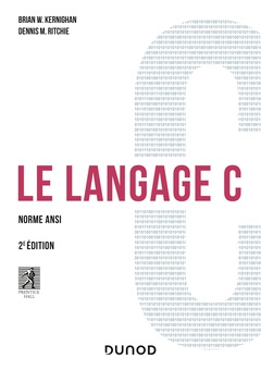 Couverture de l’ouvrage Le langage C - 2e éd.
