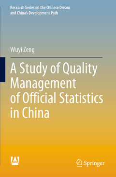 Couverture de l’ouvrage A Study of Quality Management of Official Statistics in China