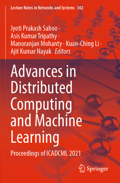 Couverture de l’ouvrage Advances in Distributed Computing and Machine Learning