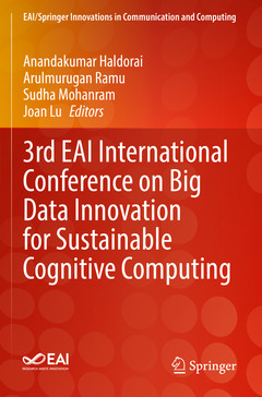 Couverture de l’ouvrage 3rd EAI International Conference on Big Data Innovation for Sustainable Cognitive Computing