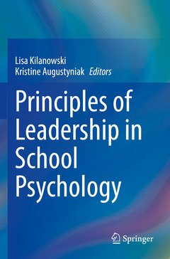 Couverture de l’ouvrage Principles of Leadership in School Psychology