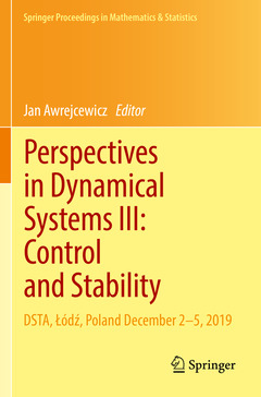 Couverture de l’ouvrage Perspectives in Dynamical Systems III: Control and Stability