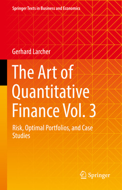 Couverture de l’ouvrage The Art of Quantitative Finance Vol. 3