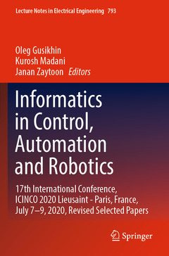 Cover of the book Informatics in Control, Automation and Robotics