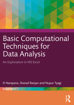 Couverture de l’ouvrage Basic Computational Techniques for Data Analysis