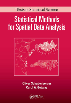 Couverture de l’ouvrage Statistical Methods for Spatial Data Analysis