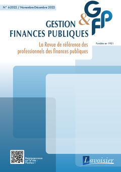 Couverture de l’ouvrage Gestion et finances publiques Vol. 102 N° 6 - Novembre-Décembre 2022