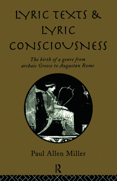 Couverture de l’ouvrage Lyric Texts & Consciousness