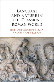 Couverture de l’ouvrage Language and Nature in the Classical Roman World