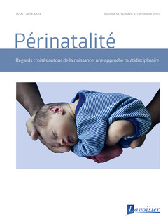 Couverture de l’ouvrage Périnatalité Vol. 14 N° 4 - Décembre 2022