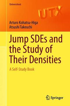 Couverture de l’ouvrage Jump SDEs and the Study of Their Densities
