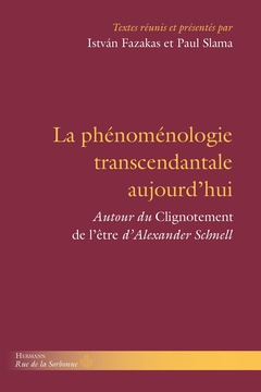 Couverture de l’ouvrage La phénoménologie transcendantale aujourd'hui