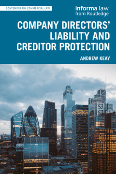 Couverture de l’ouvrage Company Directors' Liability and Creditor Protection
