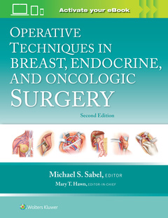Couverture de l’ouvrage Operative Techniques in Breast, Endocrine, and Oncologic Surgery
