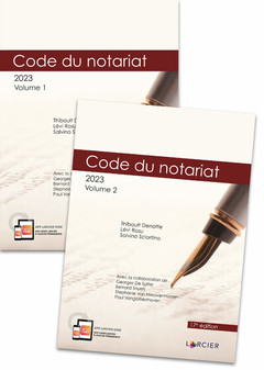 Cover of the book Code annote code du notariat 2023 - a jour au 1er janvier 2023