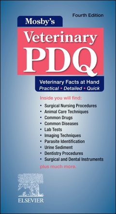 Cover of the book Mosby's Veterinary PDQ