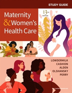 Couverture de l’ouvrage Study Guide for Maternity & Women's Health Care