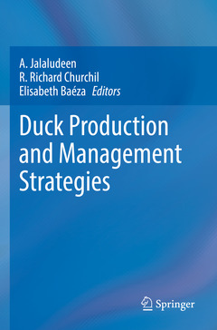 Couverture de l’ouvrage Duck Production and Management Strategies